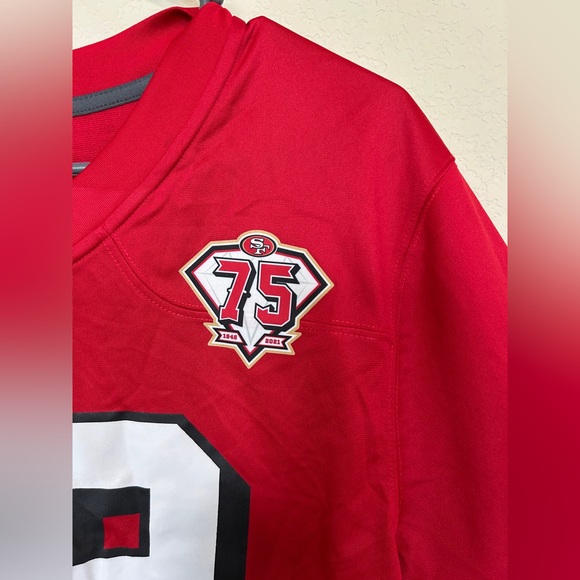 Deebo Samuel San Francisco 49ers Nike On Field 75 Anniversary Jersey Medium - Picture 3 of 5